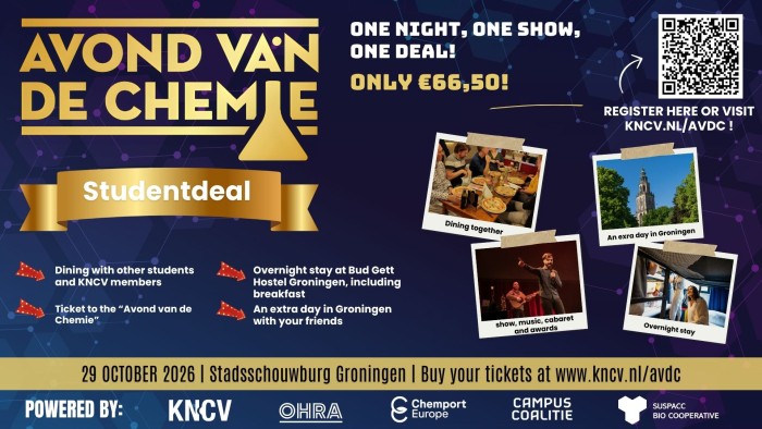 Studentdeal "Avond van de Chemie 2026" Jong KNCV